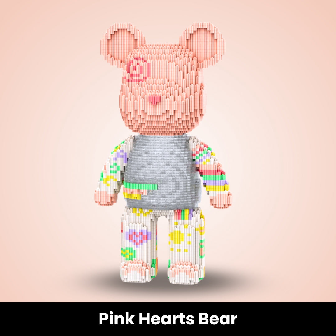 Pink Hearts Bear